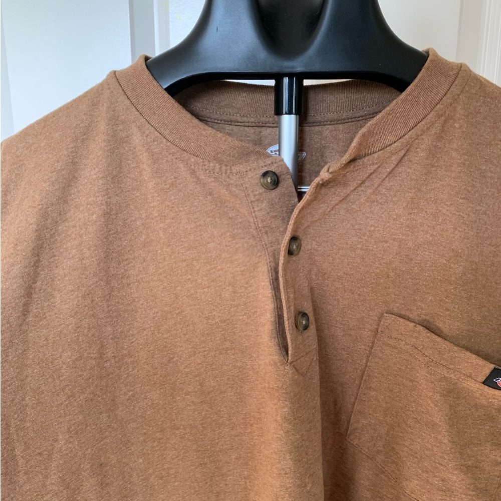 Dickie long sleeve Henley Tee NWT